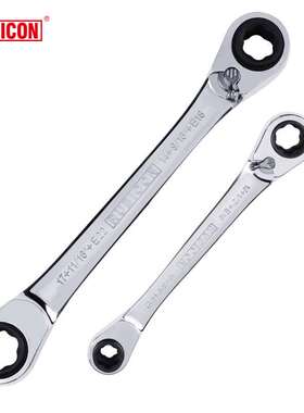 RUBICON罗宾汉12合1双向棘轮扳手公英制星型RGW-11X13/RGW-17X19