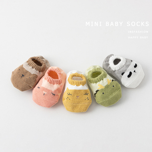 薄款 新初生婴幼儿0 12月1岁宝宝纯棉夏季 套 防滑地板学步袜子鞋