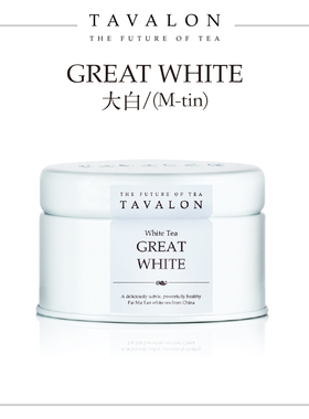 韩国TAVALON原装进口大白精选白茶罐装20g新品包邮