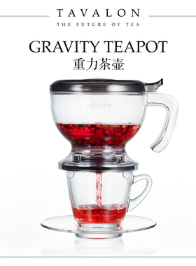 TAVALON进口重力茶壶冷泡壶泡茶器具安全无毒防摔耐高温