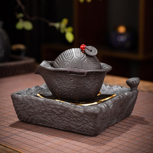 紫砂茶壶富甲一方原矿紫泥壶承龟壳手抓壶发茶壶紫砂壶茶壶壶乘