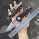 K110钢重型折叠刀高硬度锋利户外露营随身防身便携求生自驾游刀具