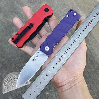 SHOOZIZ HAN311 折刀 DC53钢 竹节G10手柄 户外露营把玩EDC折叠刀