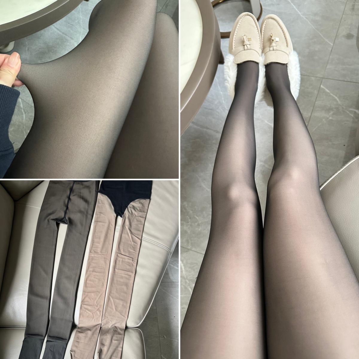 秋冬打底裤长袜假透肉加绒连裤袜逼真透肤裤袜显瘦连体裤袜批发女