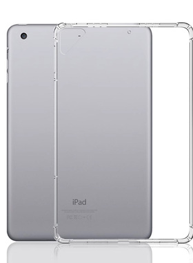 适用于仙阁里ipadmini3保护套ipada1599平板电脑a1601保护壳a1489mini2透明迷你一代软硅胶气囊防摔清水套