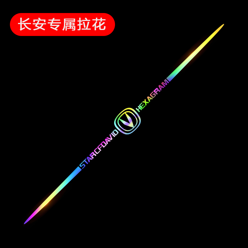 长安unin-tcs355575Plus逸动汽车贴纸划拉花车标门车身贴个性创意