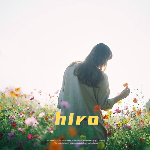 摄影师hiro 日系故事感胶片风格人像摄影审美提升素材