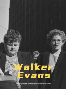 沃克埃文斯Walker Evans美国新纪实摄影的开端摄影参考素材