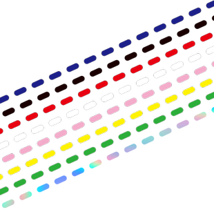 电动车装饰贴纸虚线线条裁缝线车贴电瓶摩托机车汽车耳朵创意可爱