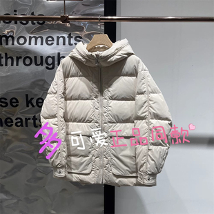 风连帽外套生活档案馆 工装 衣播羽绒服BDR4RD3535商场同款 2024冬款