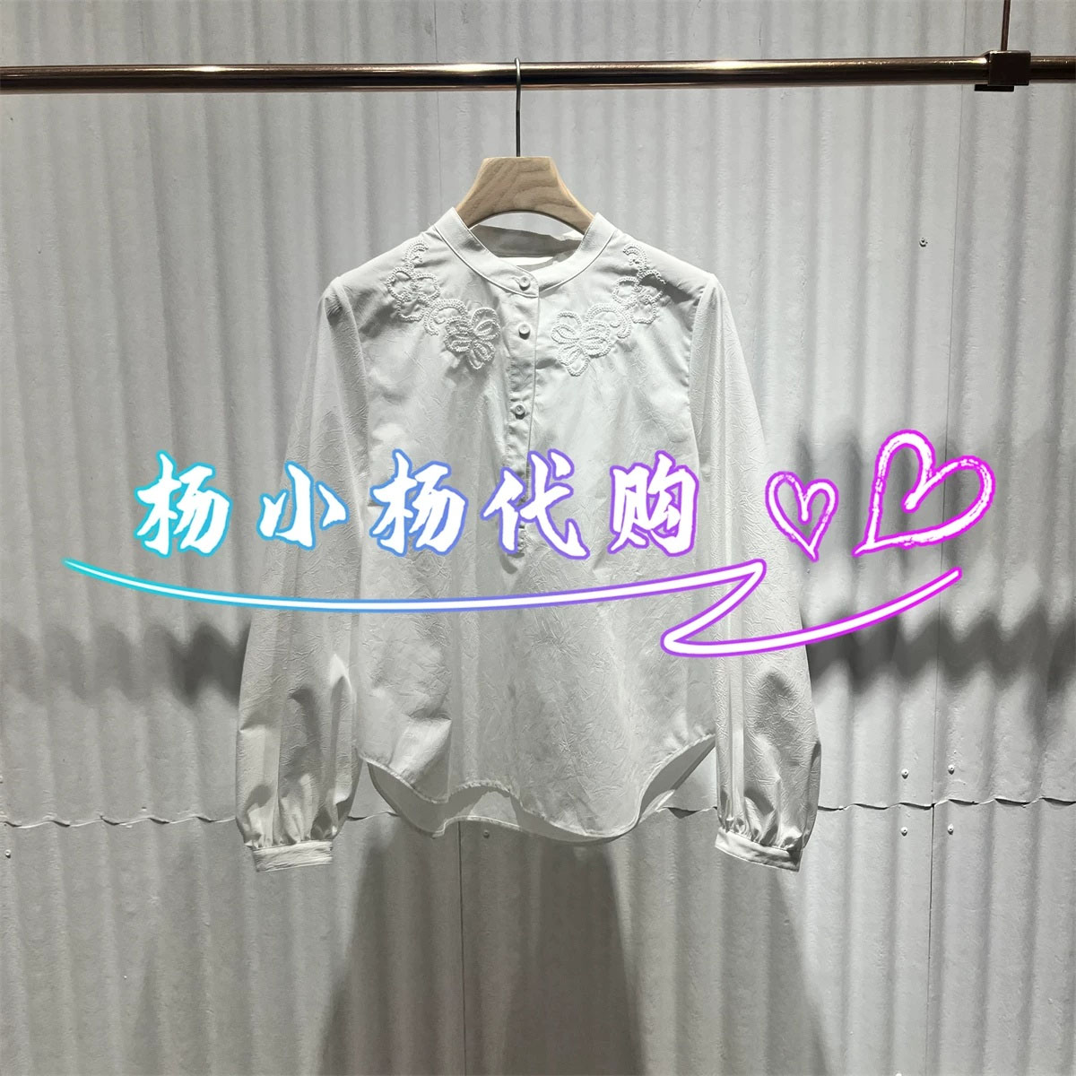 【商场同款】2026年春新款新中式绣花立领上衣衬衫 BDT1HD1102