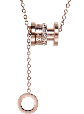 轻奢钛钢短款冷淡风小蛮腰项链