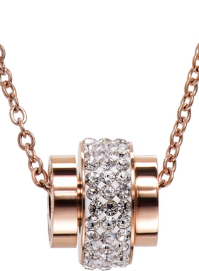 钛钢小众设计感ins冷淡风锁骨链