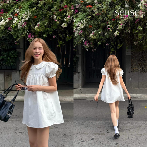 减龄甜美可爱宽松连衣裙