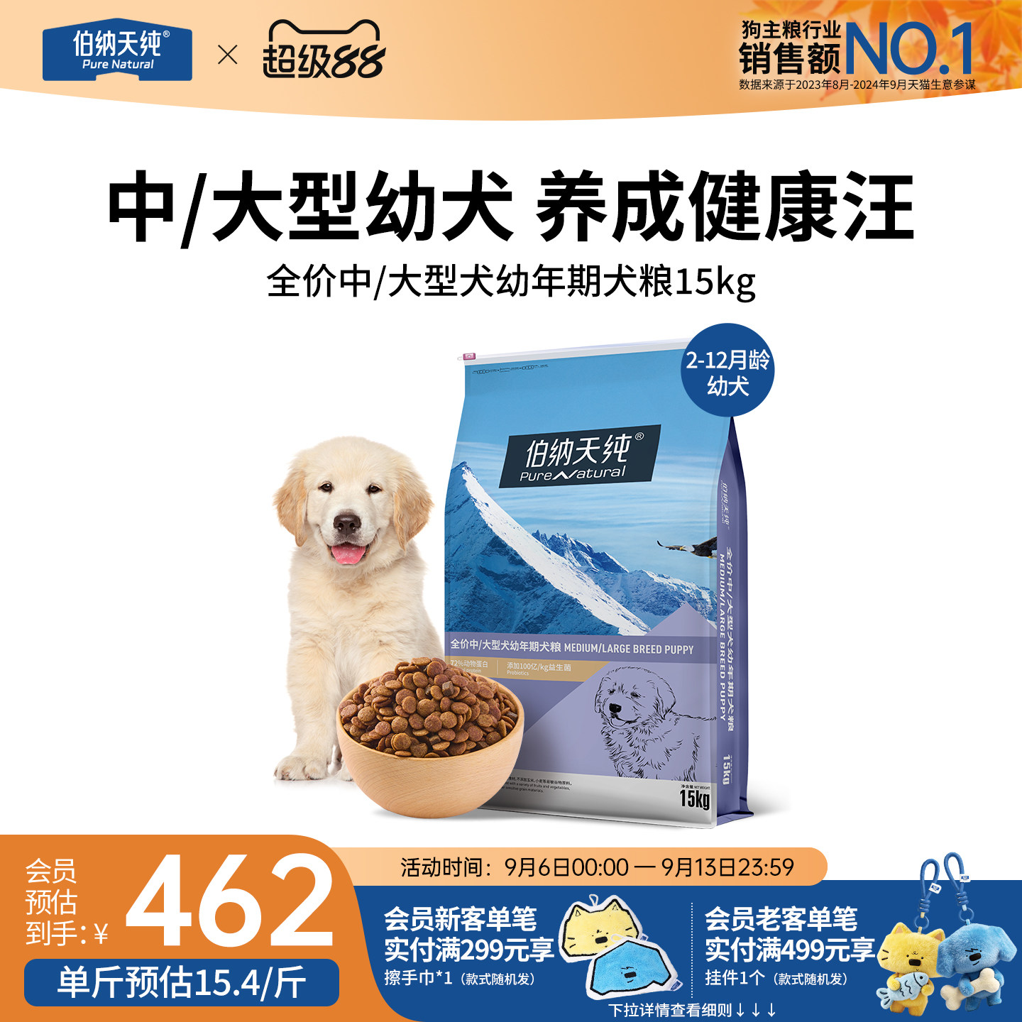 伯纳天纯经典中大型犬粮图片