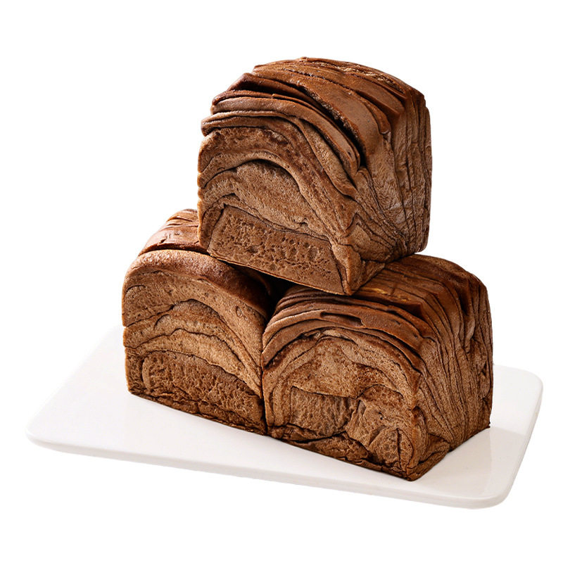 H巧克力牛乳千层吐司魔方吐司奶香手撕面包整箱网红学生早餐食品