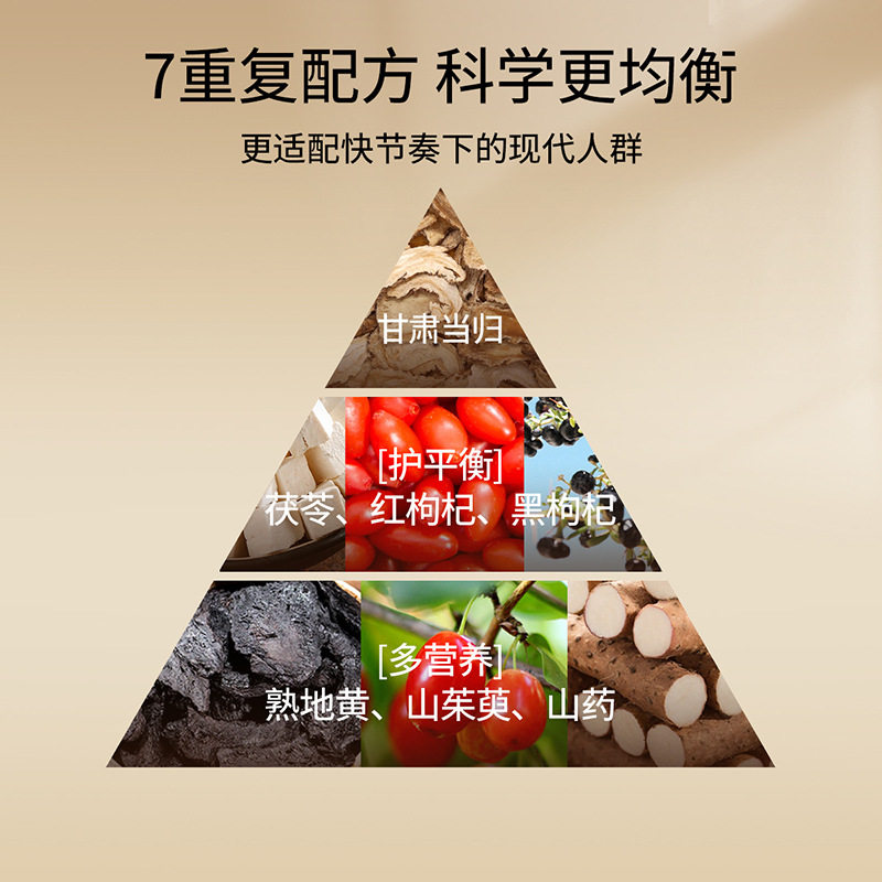 纯耕六味地黄枸杞原浆地黄茯苓当归山茱萸山药枸杞草本植物滋补饮