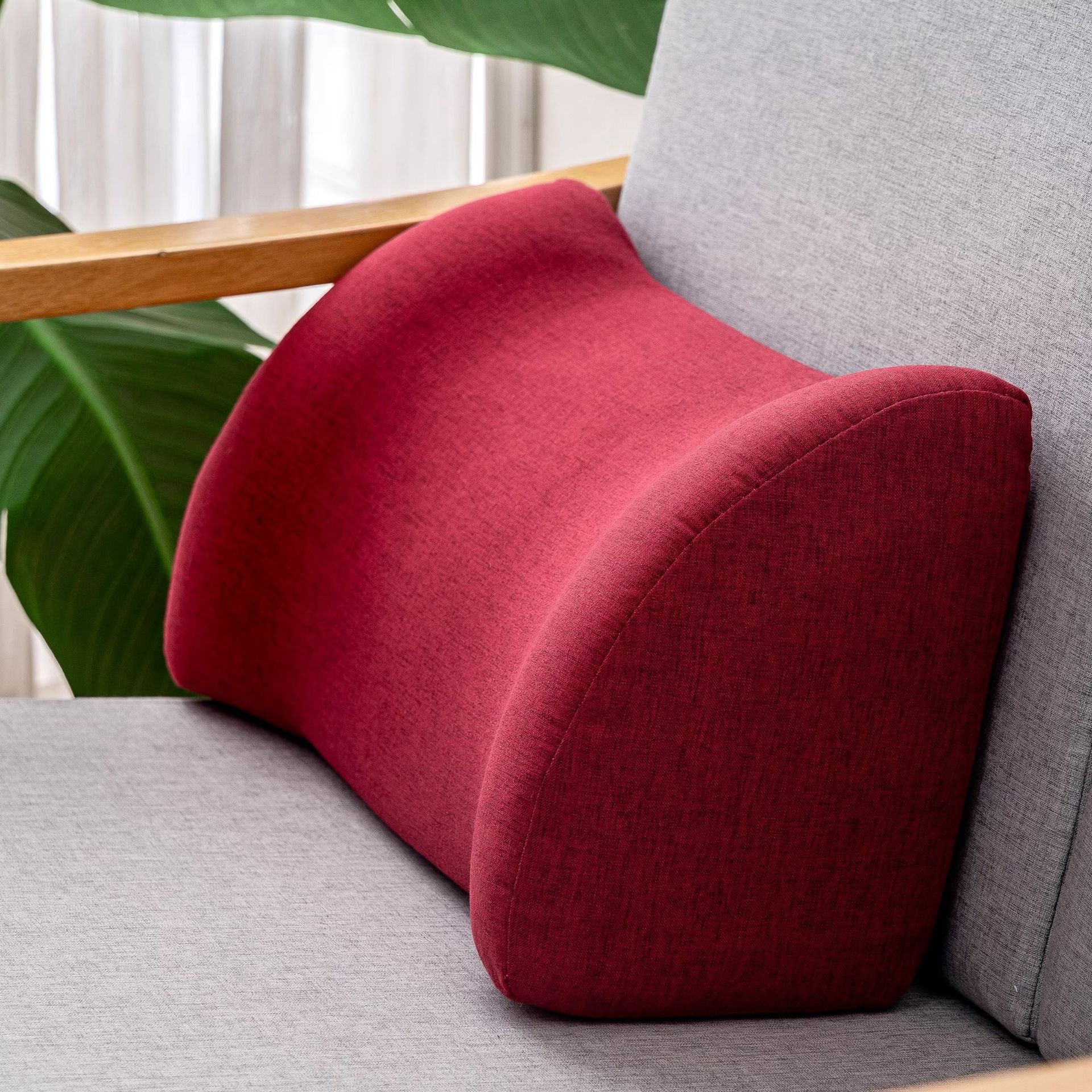 床头护腰双侧支撑靠枕沙发腰靠枕客厅孕妇单人腰靠枕