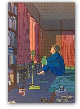 完美的日子电影木制拼图1000片成人成年插画礼物玩具PERFECT DAY