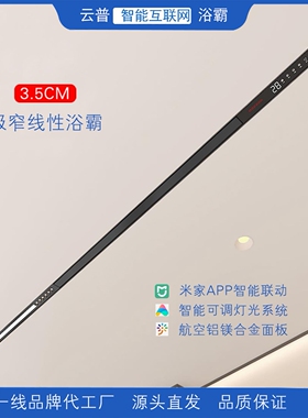 云普35线性浴霸蜂窝大板极窄风暖器机石膏板集成吊顶卫生间取暖