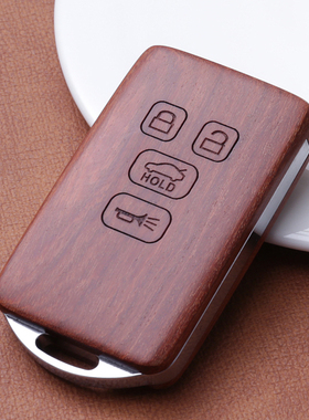 适用于凯迪拉克CT5钥匙套xts ats cts srx sls XT4改装木质壳送礼