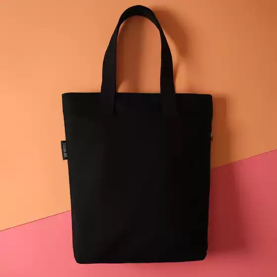 Badge Basic Small Square Logo Black Crossbody Square Bag Round