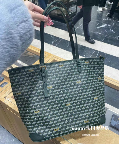 Faure le Page法国皇室 FLP鱼鳞纹拉链购物袋 单肩托特包 妈咪包