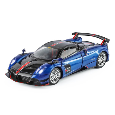 1:32帕加尼花雅BC合金车模声光音效游乐园摆摊公园套圈澄海批发