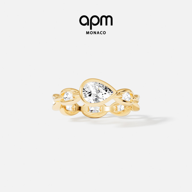 APMMonaco个性Éclat链环戒指