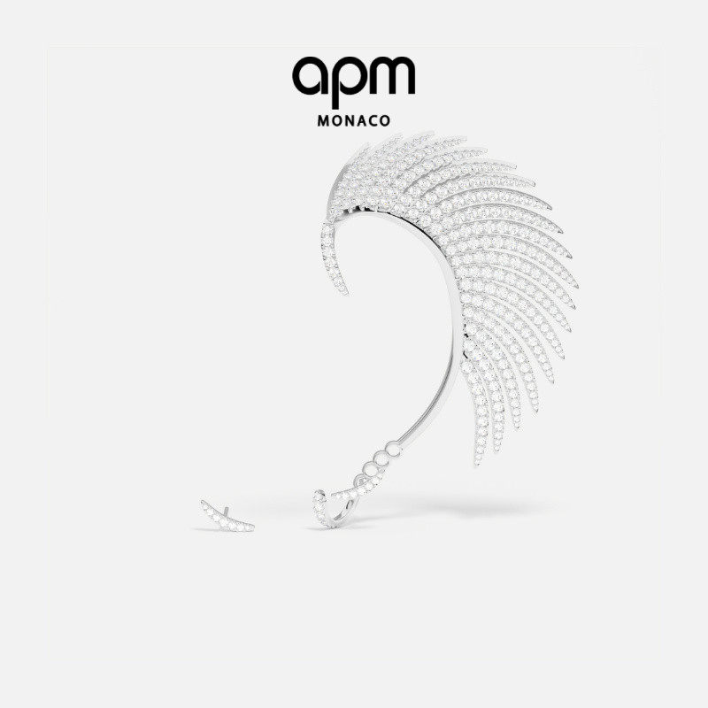 APMMonaco棕榈耳钉耳夹