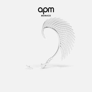 [杨紫同款]APM Monaco棕榈耳钉耳夹耳饰高级饰品新年情人节礼物