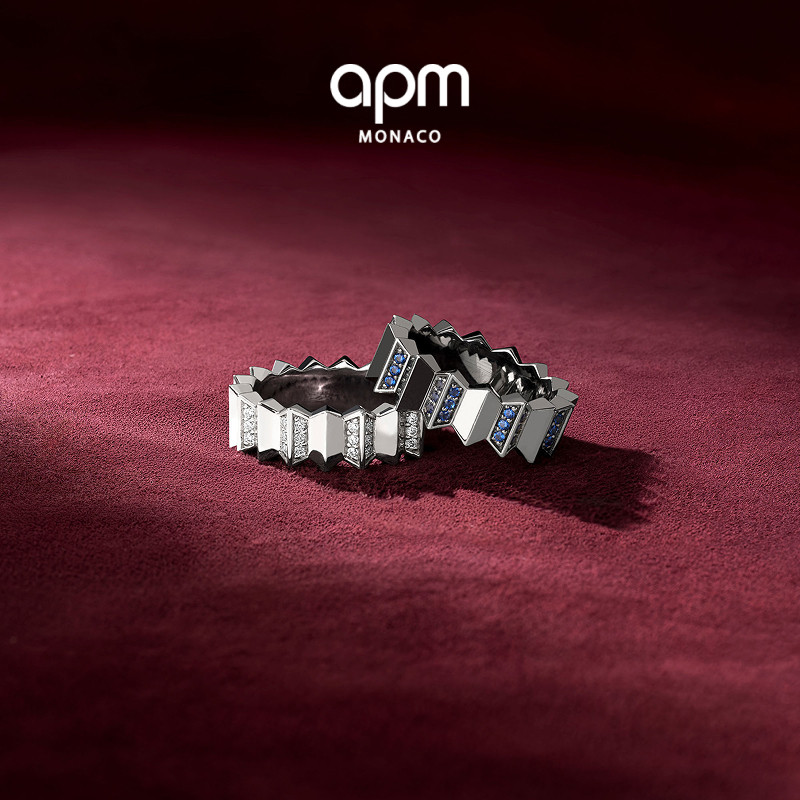 APMUpandDown戒指情侣对戒图片
