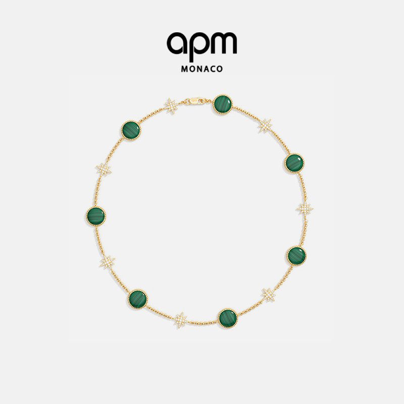 孔雀石Météorites项圈