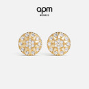 APM Soleil金色耳钉耳饰耳环高级感轻奢送人生日新年礼物 Monaco