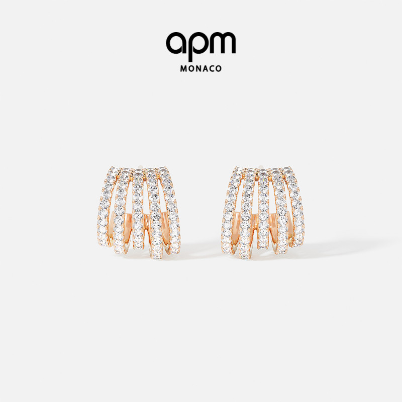 APM多圈耳环时尚气质设计感图片
