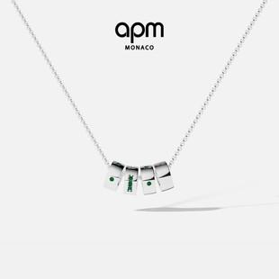 可调节项链毛衣链轻奢首饰男士 Love摩斯密码 新年礼物 Monaco APM