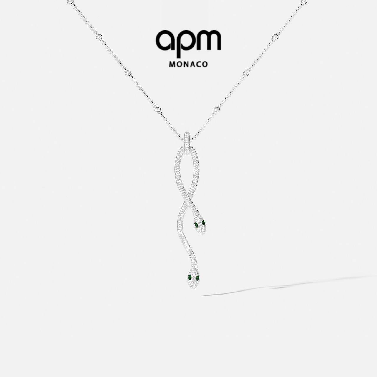 APM Monaco Kaa可调节项圈颈链首饰轻奢设计感生日送女朋友