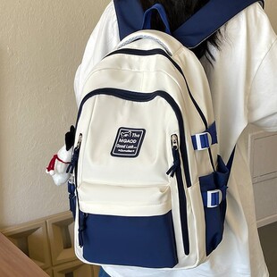 女生高中生书包减负大容量护脊耐用双肩包百搭小学生初中高中背包