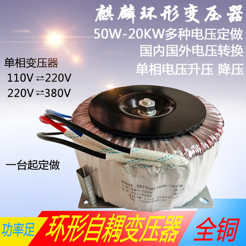 环形自耦变压器0V110V220V转变380V440V200W300W500W110V转220V