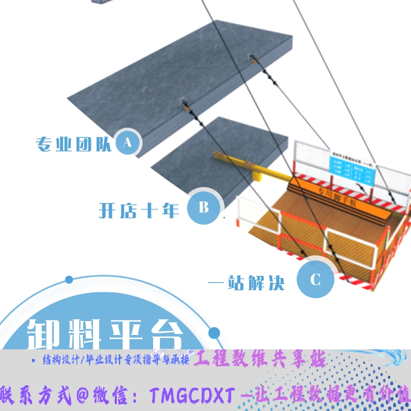 代做 悬挑卸料平台 落地架平台 施工方案 计算书 图纸 方案编写
