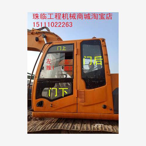 詹阳JY615E 619E 623 633 644E 625 615F 621E挖掘机前后左右玻璃