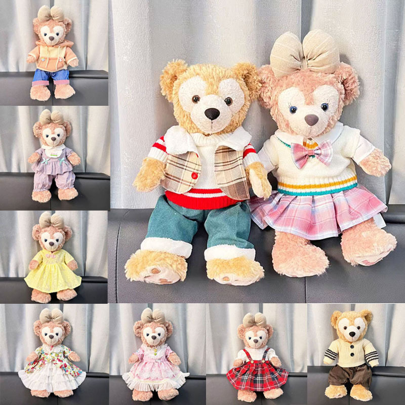 S号达菲公仔着替学生裙针织毛衣套装S饼饼雪丽玫替换衣服可爱萌