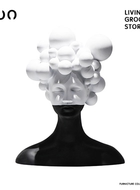 创意摆件树脂客厅玄关装饰品桌面