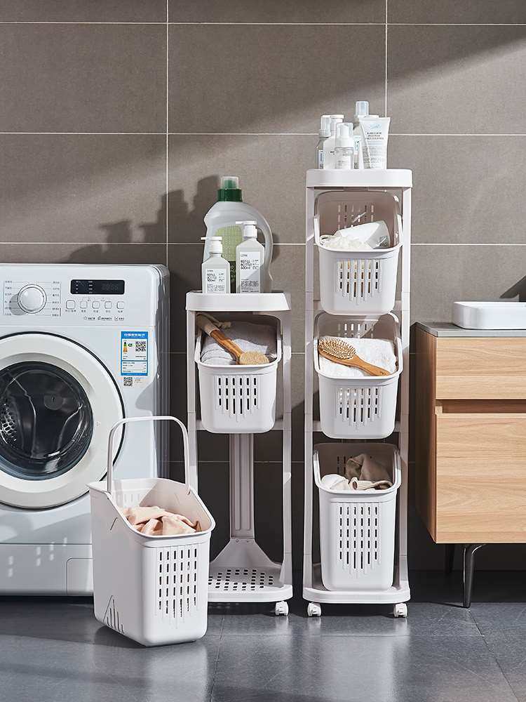 脏衣篮窄洗衣篮夹缝脏衣服收纳筐桶家用放衣服篮子脏衣篓浴室衣娄