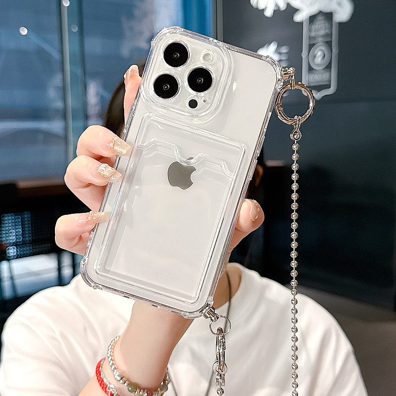 卡套卡包插卡手机壳（斜挎背带）