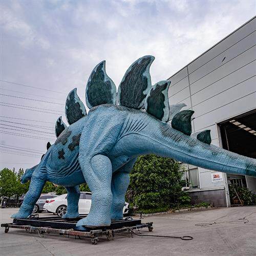 大型仿真恐龙景区主题公园乐园展览户外景观剑龙可动制作厂家