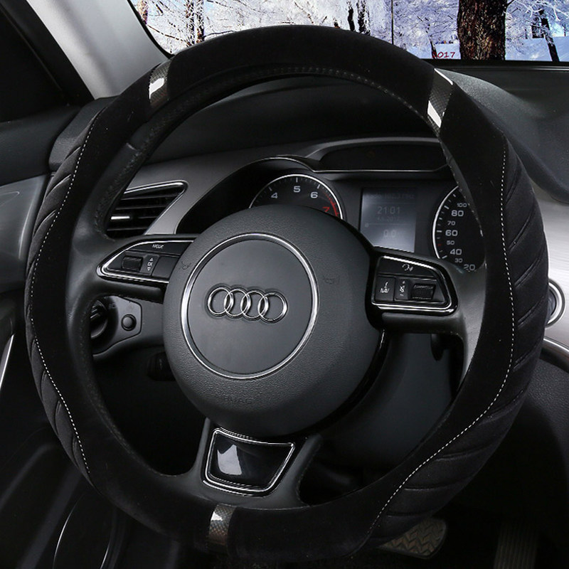 Steering wheel cover winter Short plush new pattern lady automobile handle grip audi A4L A6L A5 A7 Q3 Q5 Q7in the Car/Articles/Fitting/Refit , Car Accessories/The jewelry , Steering wheel cover  category - from Buy2taobao.com to provide professional Taobao agent buy service