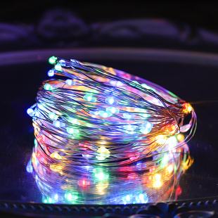 电池USB铜线彩灯闪灯串灯满天星摆摊波波球DIY创意防水圣诞节日灯