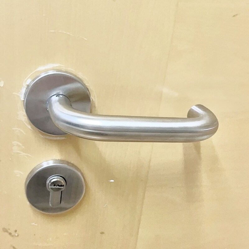 拉手柄通道门把手通用型室内门执手锁门锁防火门把手通道把手加厚图片