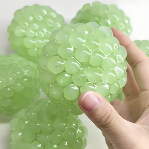 青提手作球吵吵球填充物系列捏捏球纯手工diy底胶解压儿童礼物